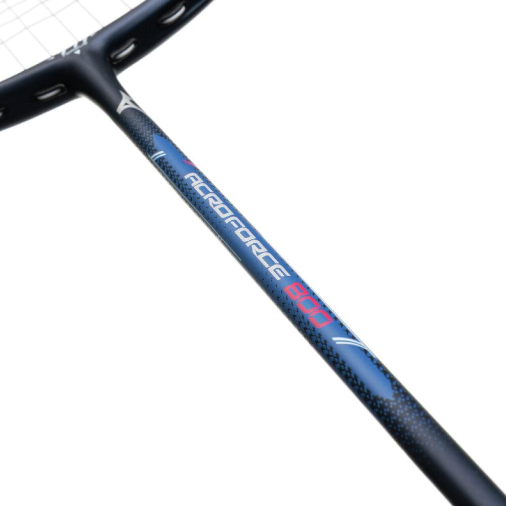 MIZUNO ACROFORCE 800 (Black/Blue) 4U/G6 Badminton Racquet – Unstrung & Free Grip - Gem Sports