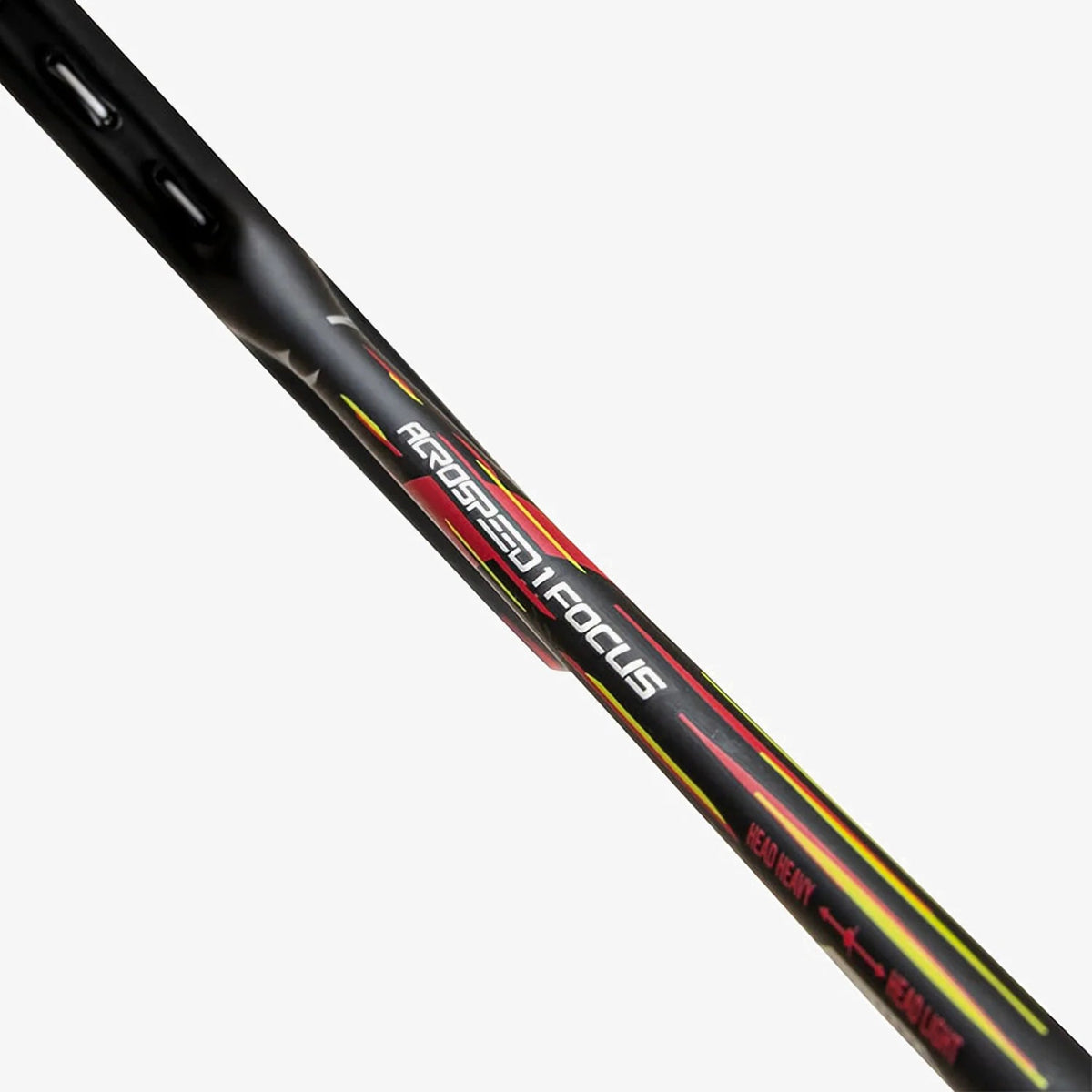 MIZUNO ACROSPEED 1 FOCUS (Black/Red) 4U/G6 Badminton Racquet – Unstrung & Free Grip - Gem Sports