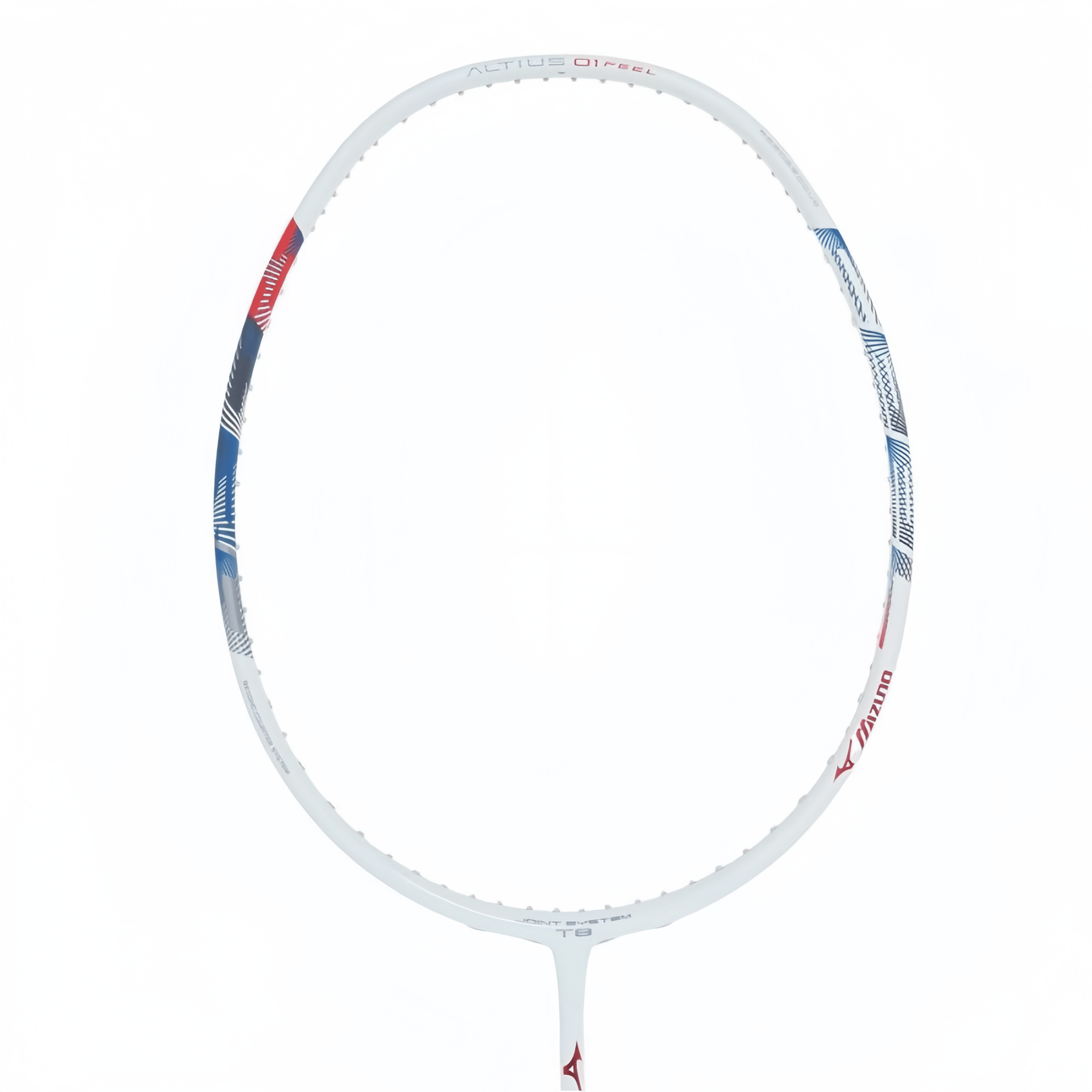 MIZUNO ALTIUS 01 FEEL 3U/G5 Badminton Racquet – White/Red – Gem Sports MIZUNO ALTIUS 01 FEEL 3U/G5 Badminton Racquet – White/Red – Gem Sports