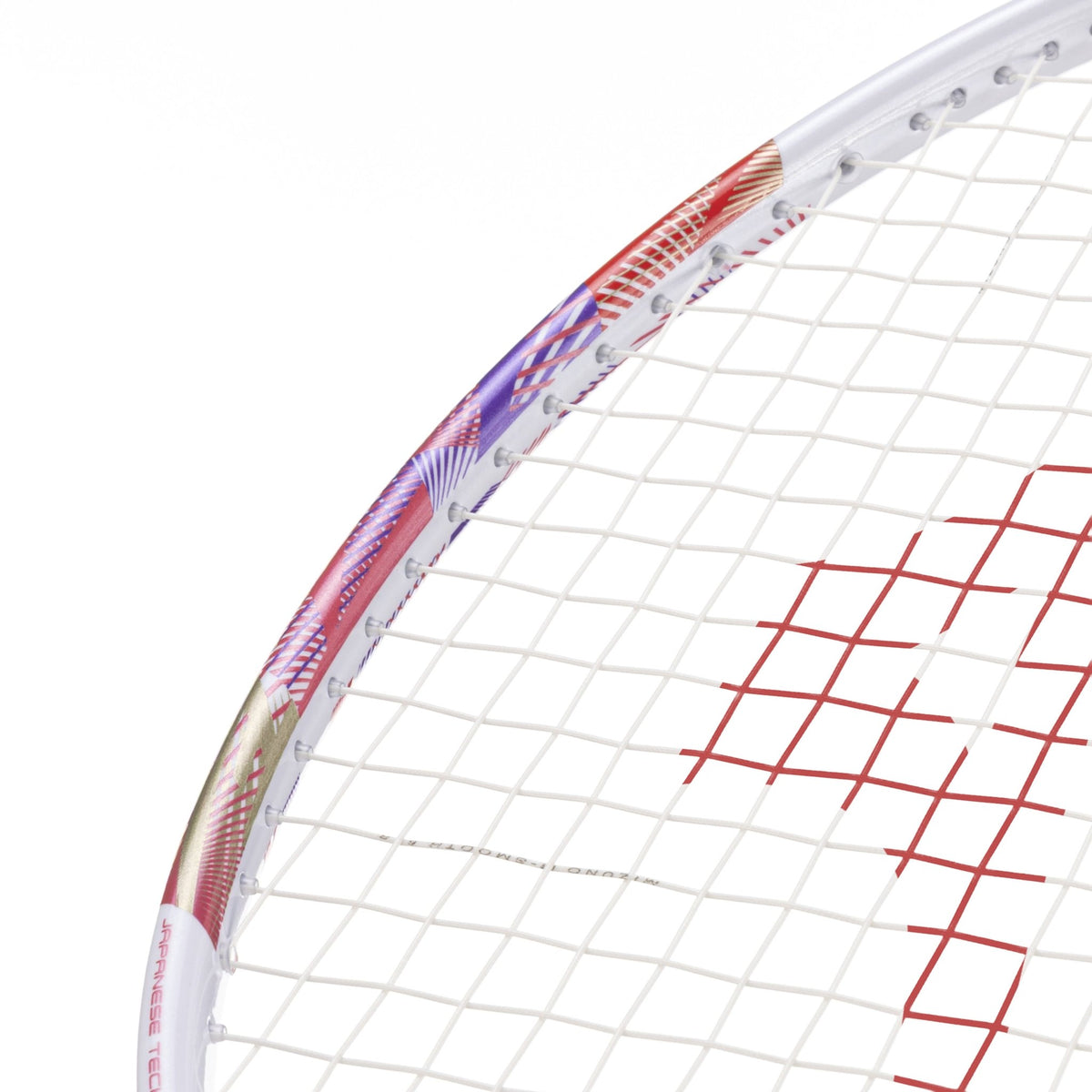 MIZUNO ALTIUS 22 SOLEAR LT (White/Coral) 5U/G6 Badminton Racquet – Unstrung & Free Grip - Gem Sports