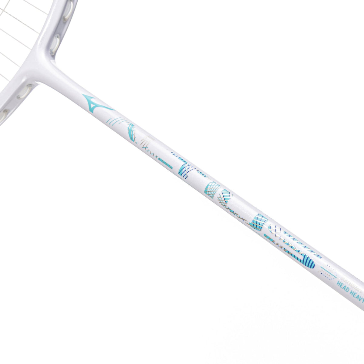 MIZUNO ALTIUS 22 SOLEAR LT (White/Turquoise) 5U/G6 Badminton Racquet – Unstrung & Free Grip - Gem Sports