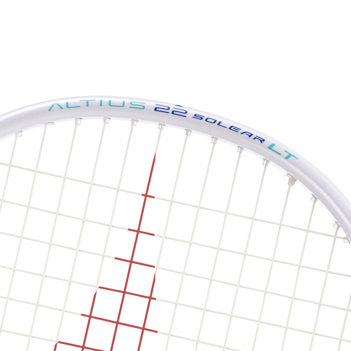 MIZUNO ALTIUS 22 SOLEAR LT (White/Turquoise) 5U/G6 Badminton Racquet – Unstrung & Free Grip - Gem Sports
