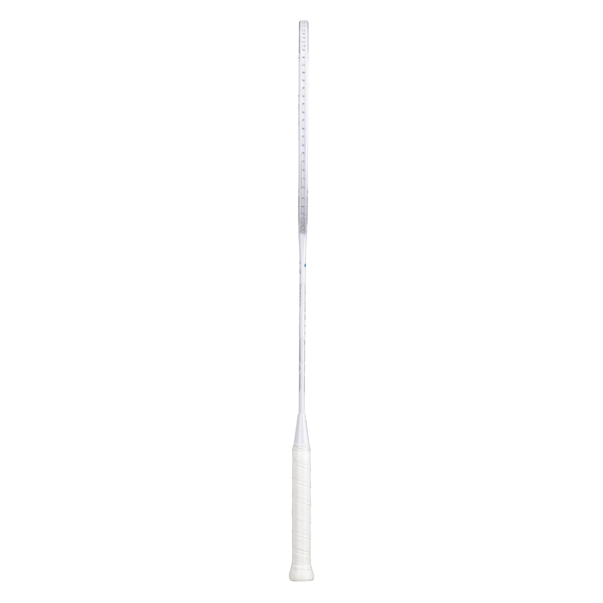 MIZUNO ALTIUS 77 White/Light Blue badminton racquet – side profile