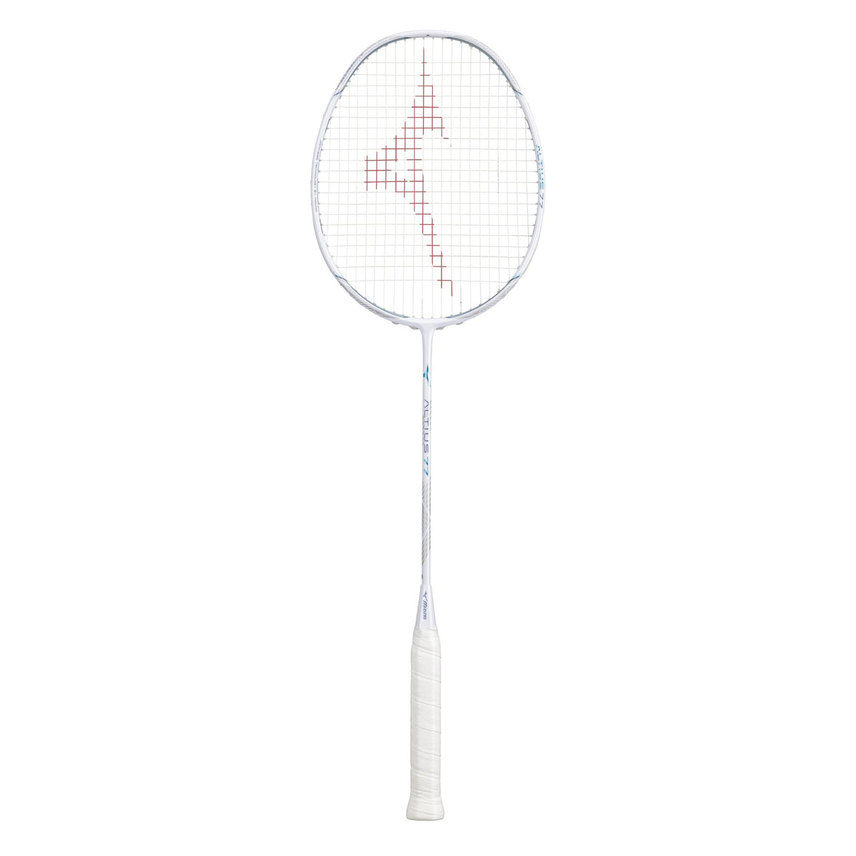 MIZUNO ALTIUS 77 (White/Light Blue) 5U/G6 Badminton Racquet – Unstrung & Free Grip - Gem Sports