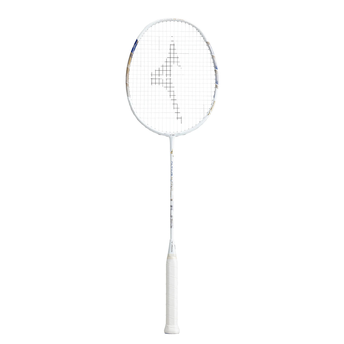 MIZUNO ALTIUS N - FEEL (White/Gold) 3.5U/G6 Badminton Racquet – Unstrung & Free Grip - Gem Sports