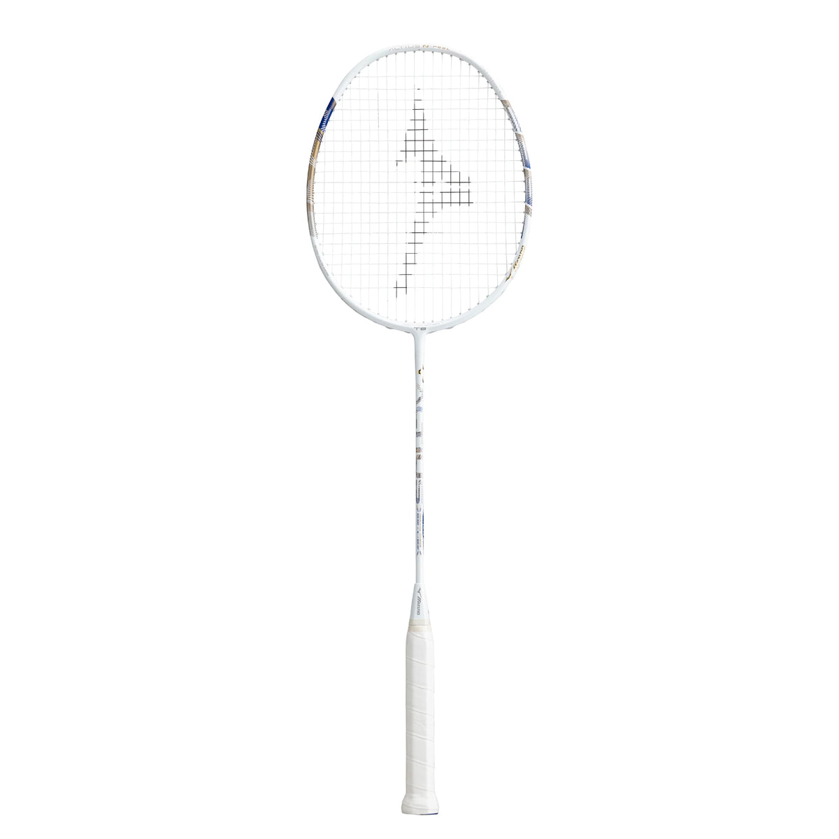 MIZUNO ALTIUS N - FEEL (White/Gold) 3.5U/G6 Badminton Racquet – Unstrung & Free Grip - Gem Sports