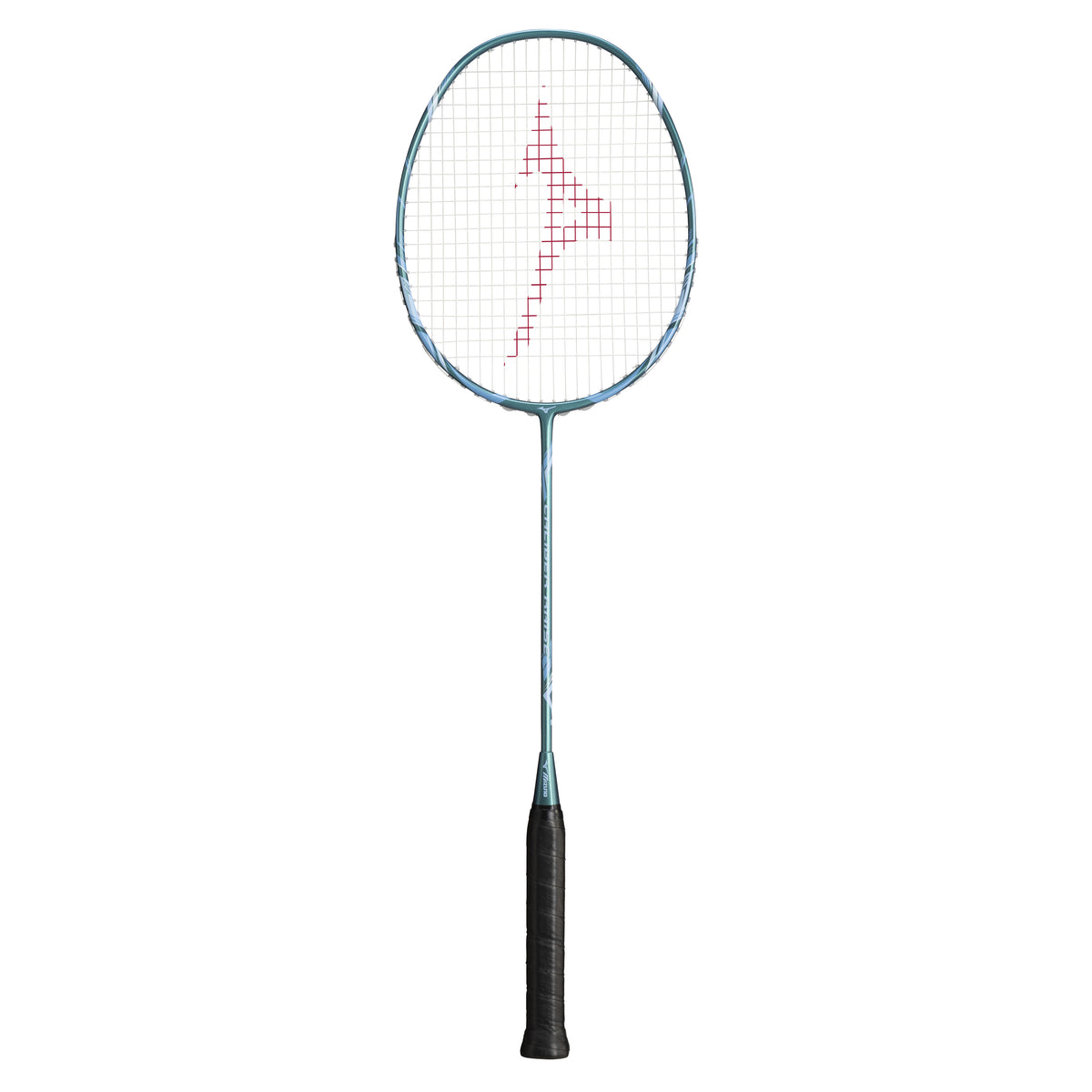 MIZUNO CALIBER RAISE Green badminton racquet - full reverse view