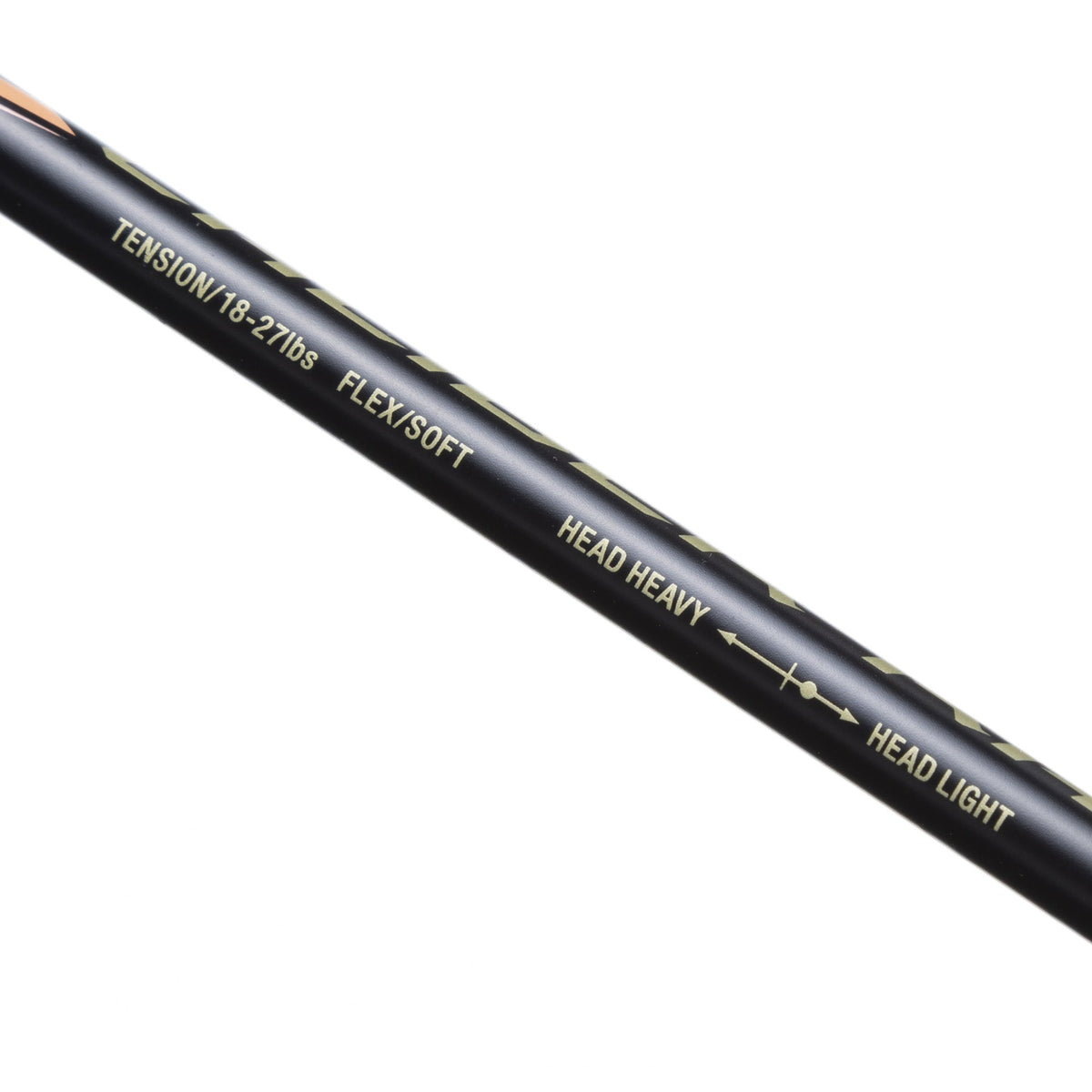 MIZUNO CALIBER RAISE (Black/Gold) Badminton Racquet – Strung & Free Grip - Gem Sports