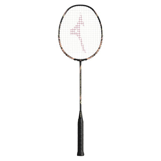 MIZUNO CALIBER RAISE (Black/Gold) Badminton Racquet – Strung & Free Grip - Gem Sports
