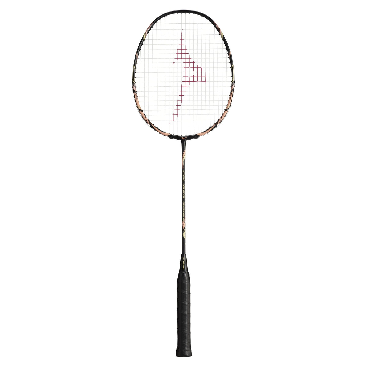 MIZUNO CALIBER RAISE (Black/Gold) Badminton Racquet – Strung & Free Grip - Gem Sports