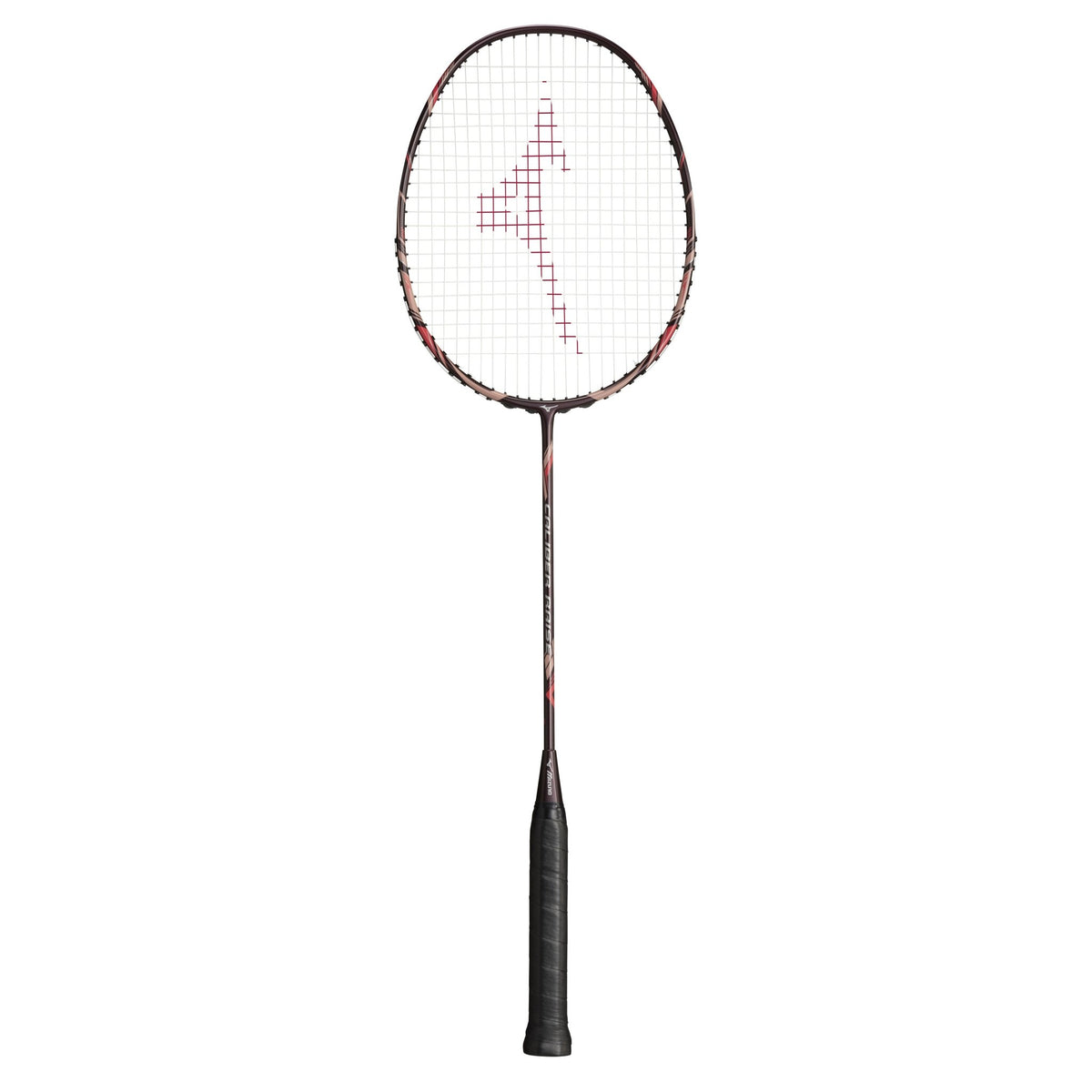 MIZUNO CALIBER RAISE (Dark Red) Badminton Racquet – Strung & Free Grip - Gem Sports