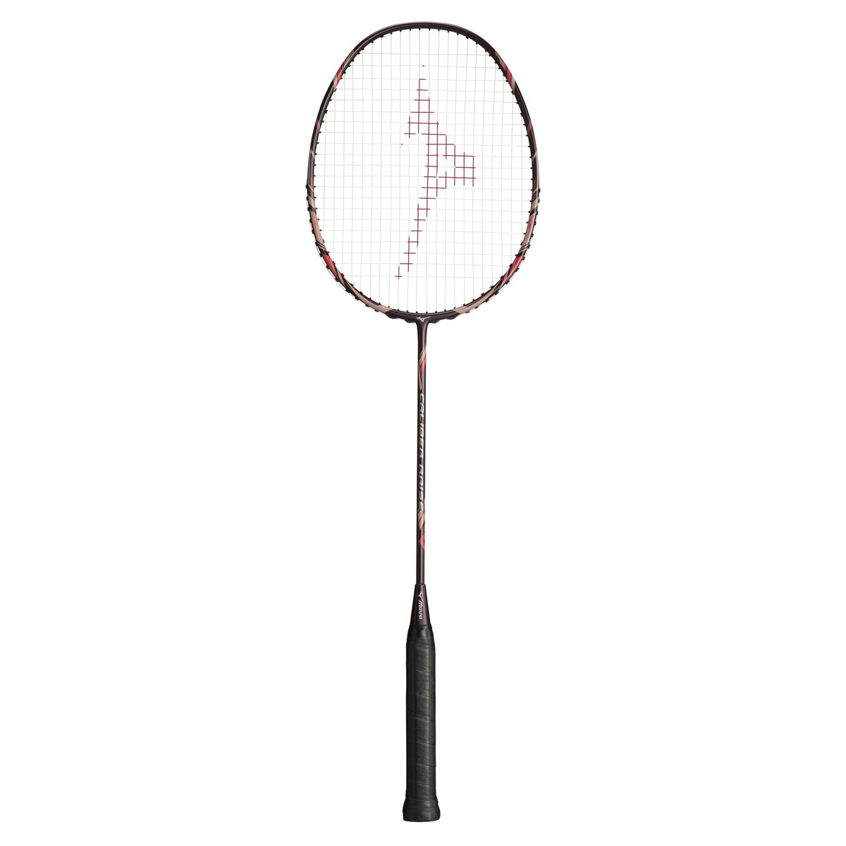 MIZUNO CALIBER RAISE (Dark Red) Badminton Racquet – Strung & Free Grip - Gem Sports