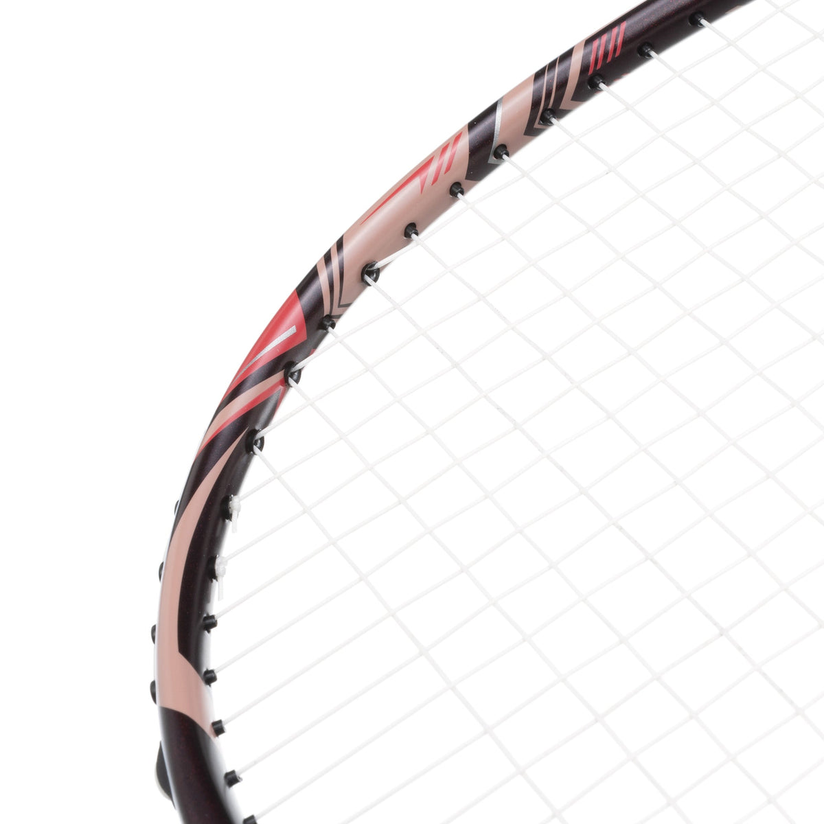 MIZUNO CALIBER RAISE (Dark Red) Badminton Racquet – Strung & Free Grip - Gem Sports