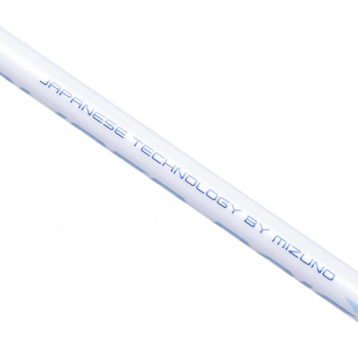 MIZUNO CALIBER RAISE (White/Blue) Badminton Racquet – Strung & Free Grip - Gem Sports
