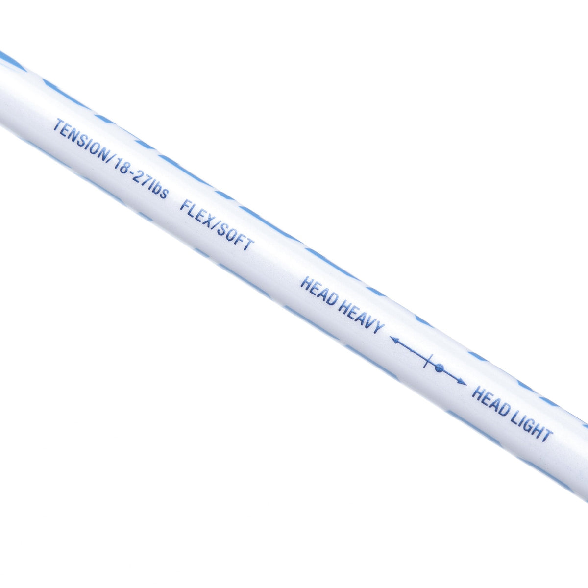 MIZUNO CALIBER RAISE (White/Blue) Badminton Racquet – Strung & Free Grip - Gem Sports