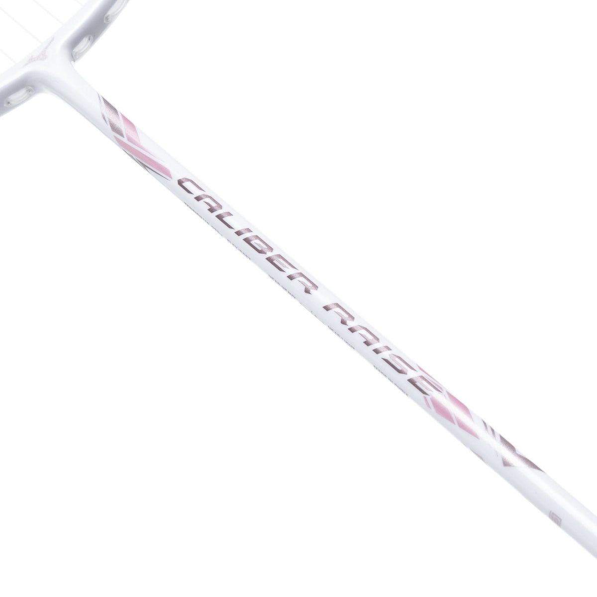 MIZUNO CALIBER RAISE (White/Pink) 73GTB50103 Badminton Racquet – Strung & Free Grip - Gem Sports