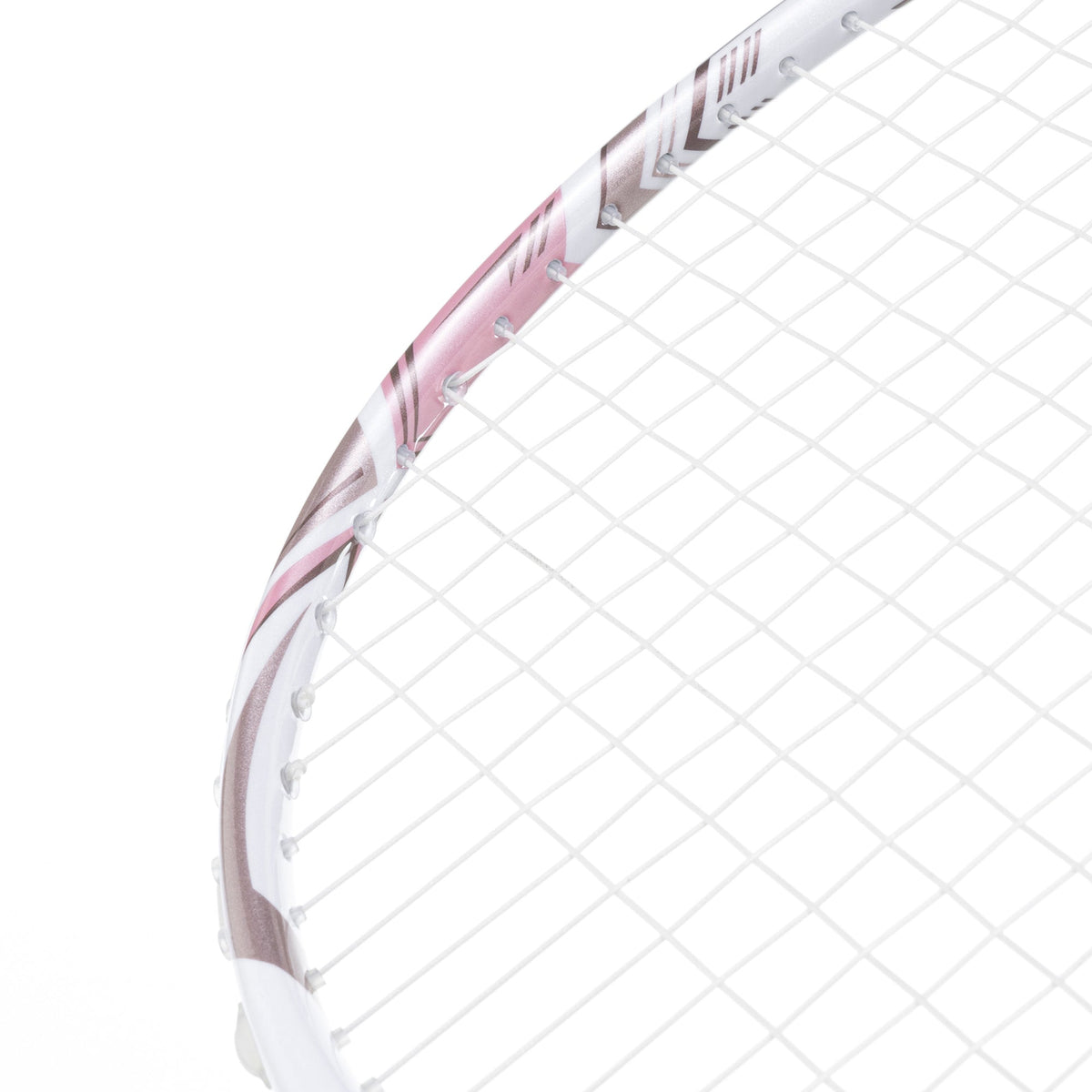 MIZUNO CALIBER RAISE (White/Pink) 73GTB50103 Badminton Racquet – Strung & Free Grip - Gem Sports