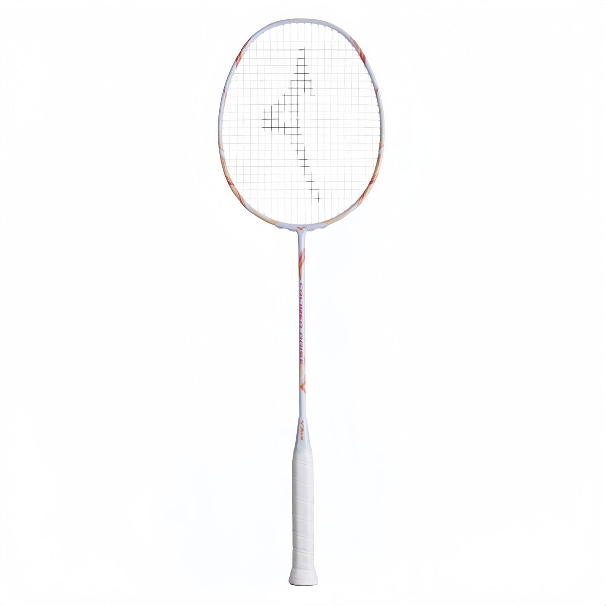 MIZUNO CALIBER RAISE (White/Pink) Badminton Racquet – Strung & Free Grip - Gem Sports
