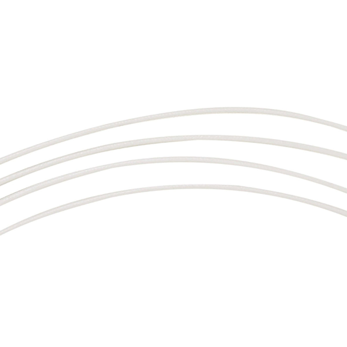 MIZUNO M - SMOOTH 65H Badminton String Set (10m) - White - Gem Sports