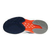 MIZUNO Neo Ace AC UNISEX Tennis Shoes - White/Insignia Blue/Orange - Gem Sports