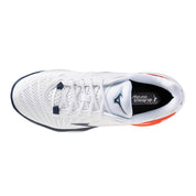 MIZUNO Neo Ace AC UNISEX Tennis Shoes - White/Insignia Blue/Orange - Gem Sports