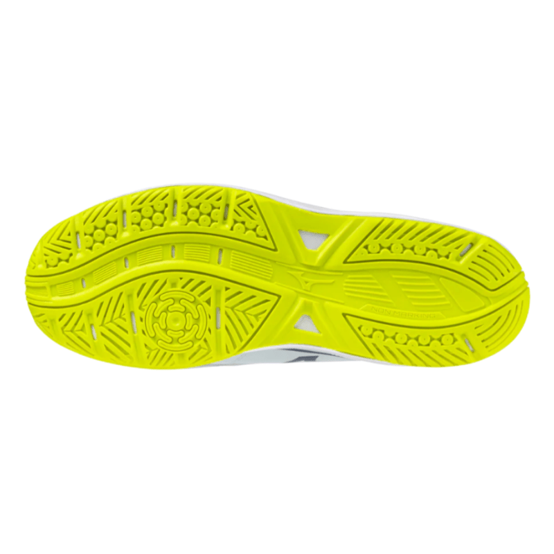 MIZUNO SKY BLASTER 4 Unisex Badminton Shoes - Ice Water/White/Lightning Yellow - Gem Sports