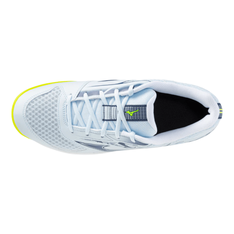 MIZUNO SKY BLASTER 4 Unisex Badminton Shoes - Ice Water/White/Lightning Yellow - Gem Sports