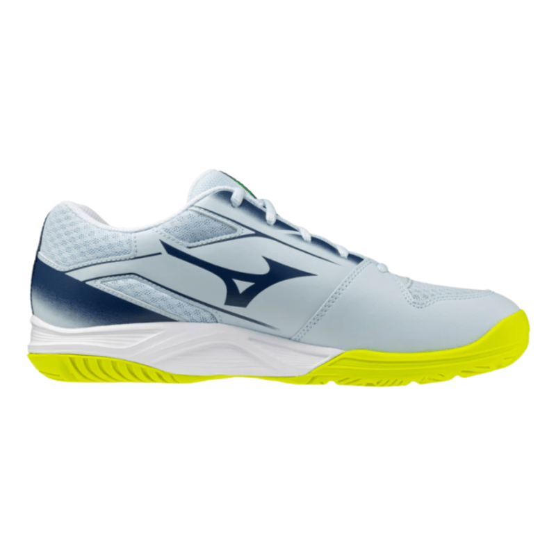 MIZUNO SKY BLASTER 4 Unisex Badminton Shoes - Ice Water/White/Lightning Yellow - Gem Sports