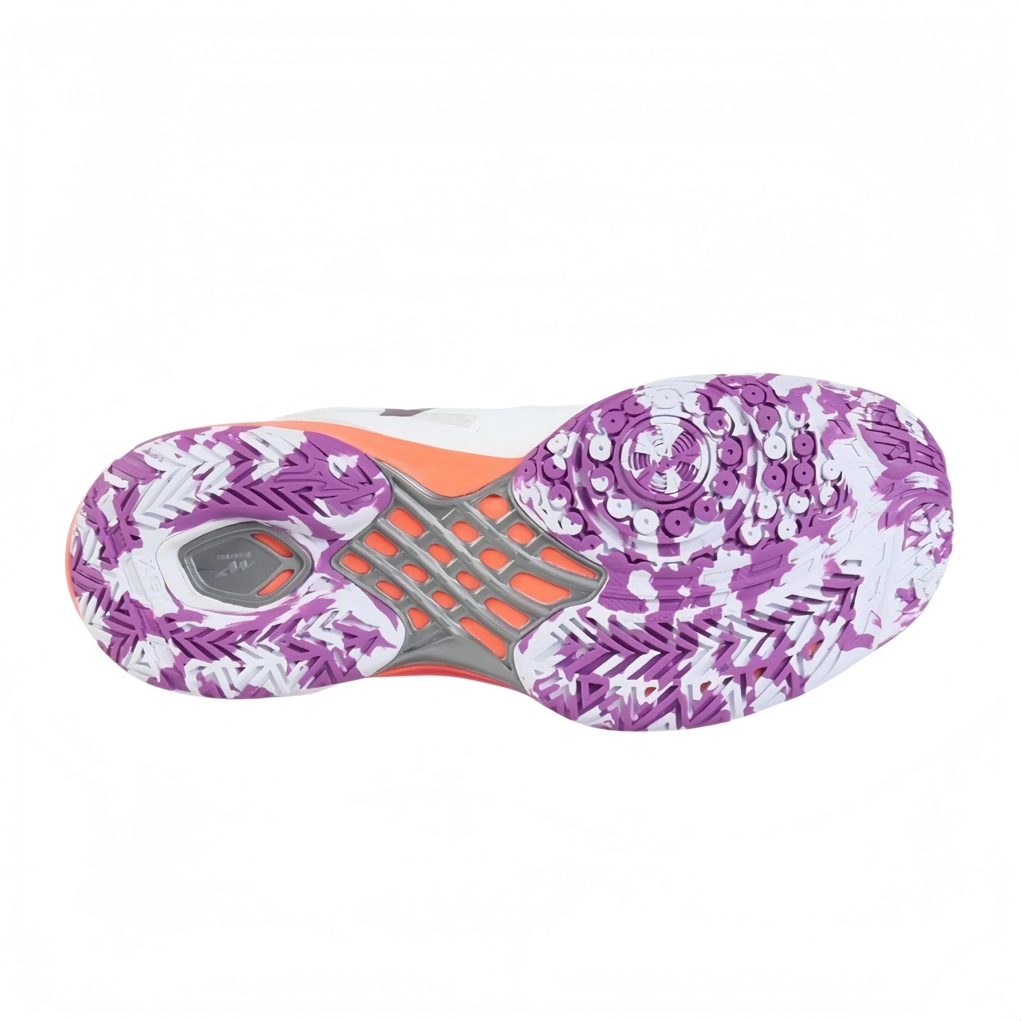 MIZUNO Wave Claw 4 UNISEX Badminton Shoes – White/Lava Orange/Dahlia - Gem Sports