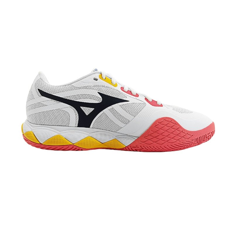 MIZUNO WAVE ENFORCE TOUR 2 AC WOMEN'S Tennis Shoes - White/Icelandic Blue/Calypso Coral - Gem Sports