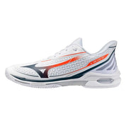 MIZUNO WAVE EXCEED TOUR 7 AC MEN'S Tennis Shoes - White/Insignia Blue/Orange - Gem Sports