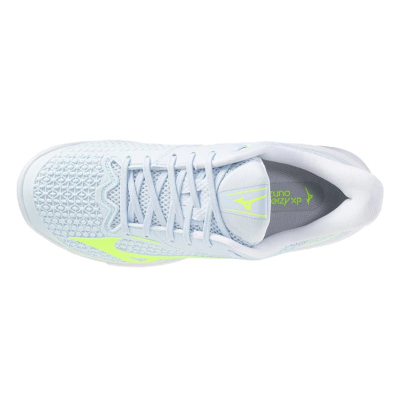 MIZUNO WAVE EXCEED TOUR 7 AC WOMEN'S Tennis Shoes - Ice Water/Lightning Yellow/White - Gem Sports