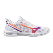 MIZUNO WAVE EXCEED TOUR 7 AC WOMEN'S Tennis Shoes - White/Dahlia/Lava Orange - Gem Sports