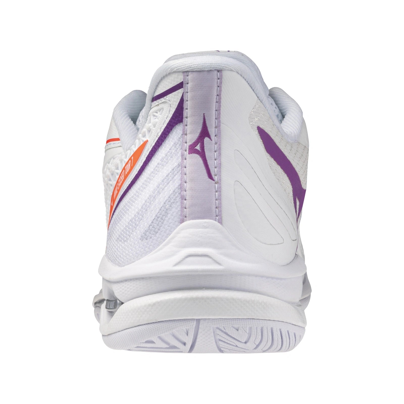 MIZUNO WAVE EXCEED TOUR 7 AC WOMEN'S Tennis Shoes - White/Dahlia/Lava Orange - Gem Sports