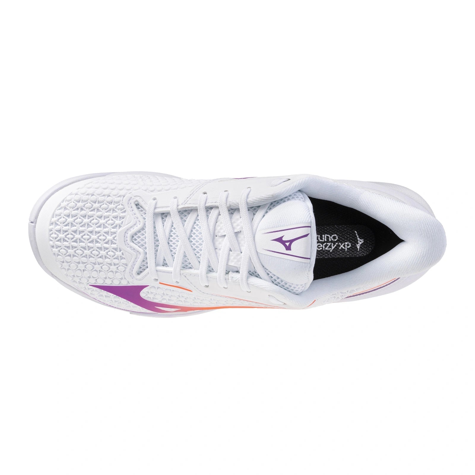 MIZUNO WAVE EXCEED TOUR 7 AC WOMEN'S Tennis Shoes - White/Dahlia/Lava Orange - Gem Sports