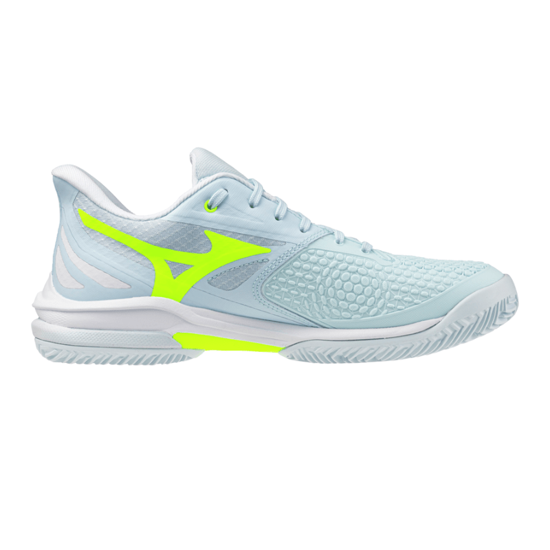 MIZUNO WAVE EXCEED TOUR 7 CC WOMEN'S Tennis Shoes - Ice Water/Lightning Yellow/White - Gem Sports
