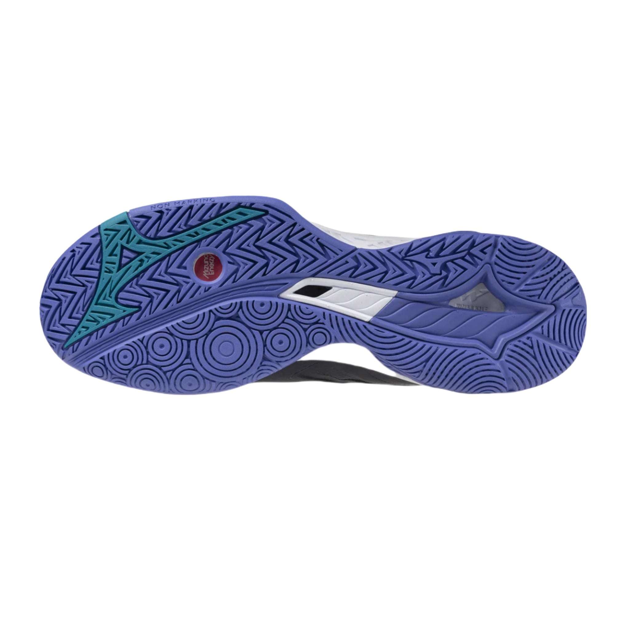 MIZUNO WAVE FANG 2 UNISEX Badminton Shoes - Blue Granite/White/Iris Boom - Gem Sports