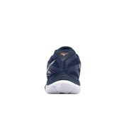 MIZUNO WAVE FANG 3 Unisex Badminton Shoes - Beacon Blue/White/Lava Orange