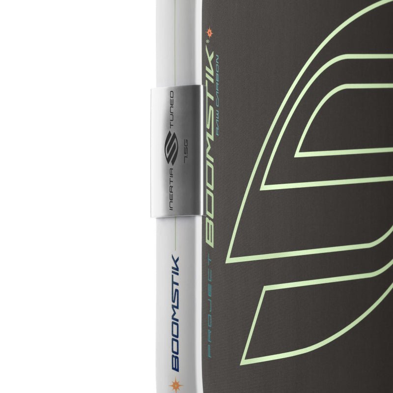 SELKIRK LABS Boomstik Elongated 16mm Raw Carbon Pickleball Paddle - Everglade - Gem Sports