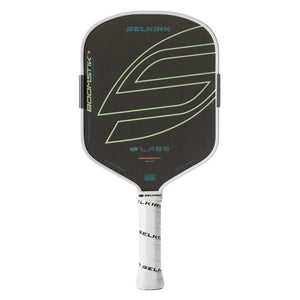 SELKIRK LABS Boomstik Widebody 16mm Raw Carbon Pickleball Paddle - Everglade - Gem Sports