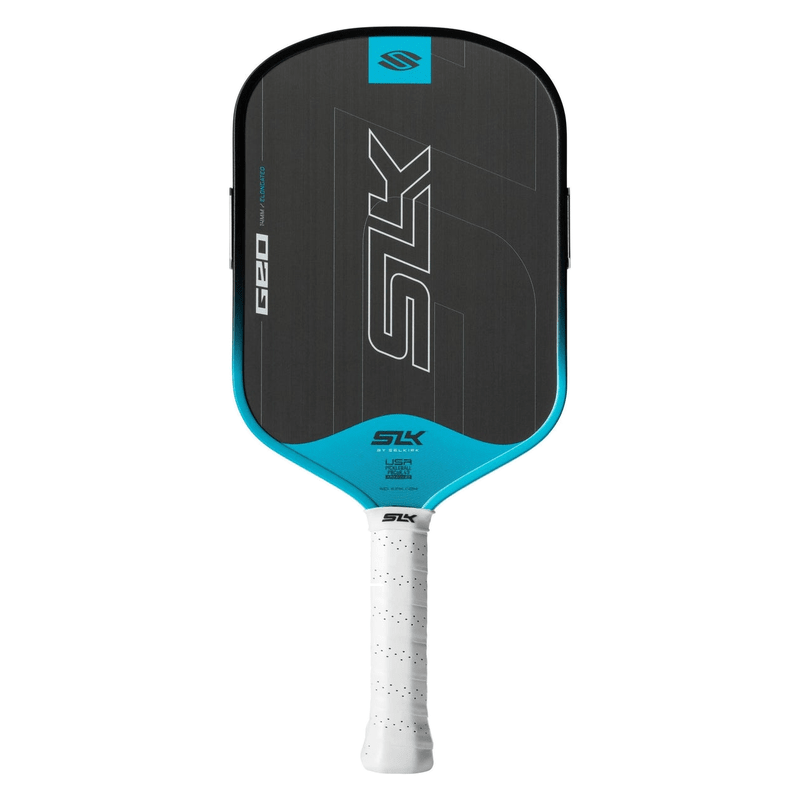 SLK by SELKIRK Geo Elongated 14mm Pickleball Paddle - Blue - Gem Sports