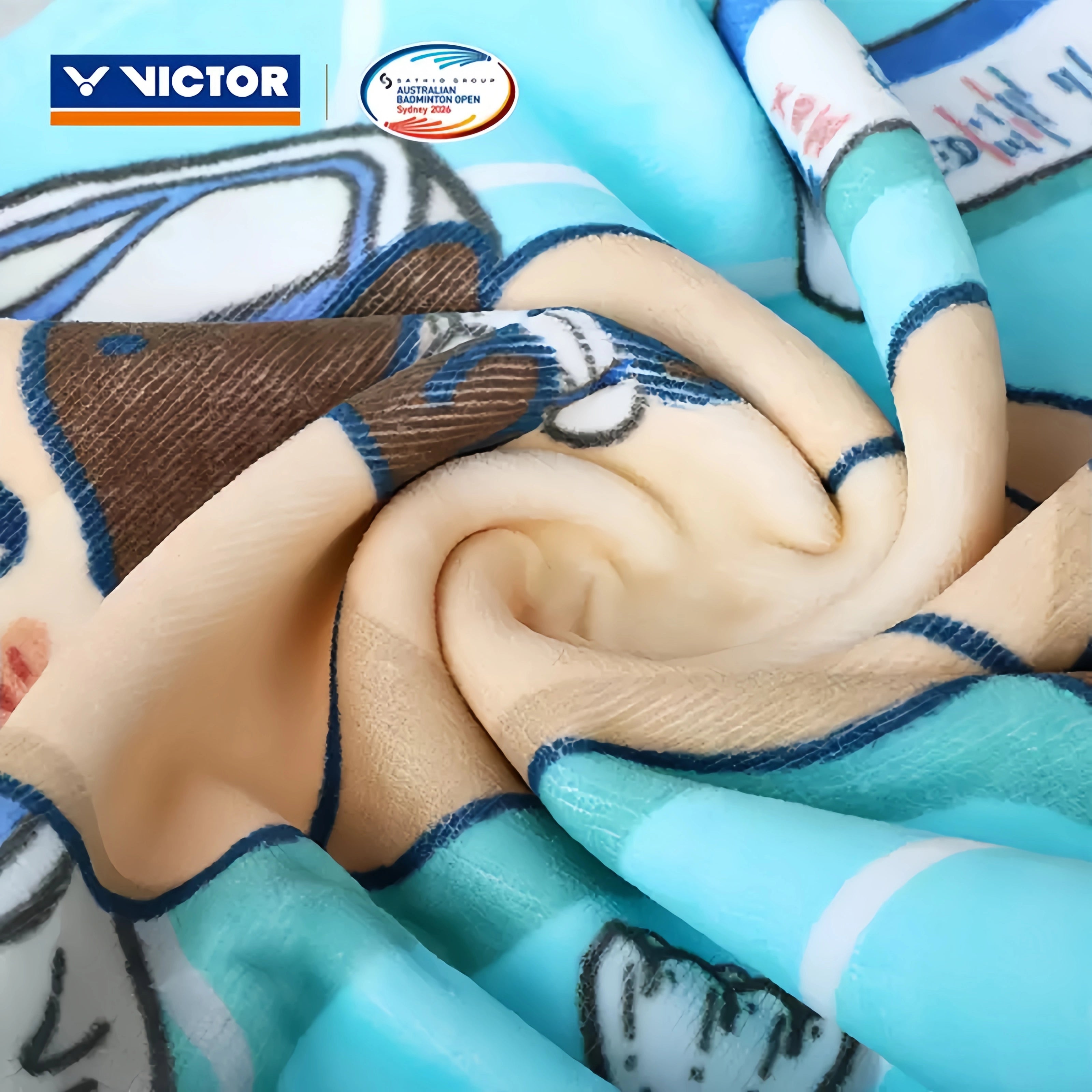 Victor Australian Badminton Open Souvenir Sports Towel ABO TW2602ABO - R