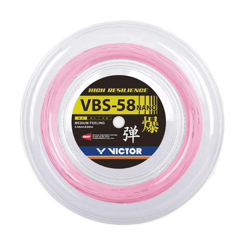 VICTOR VBS-58N Cherry Blossom 200m badminton string reel — reel