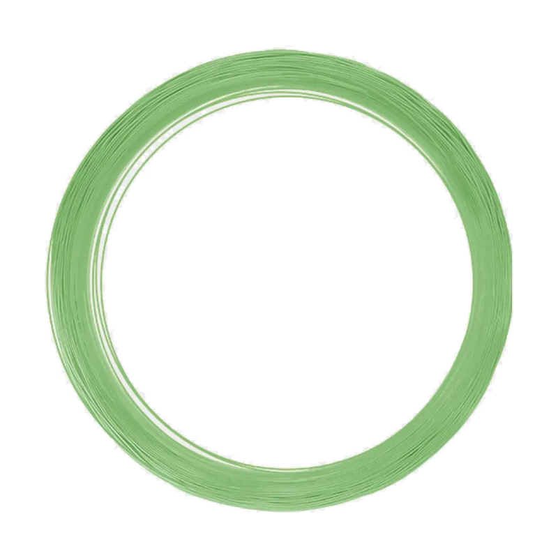 VICTOR VBS-66N Bright Green 200m badminton string reel — string detail