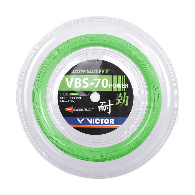VICTOR VBS-70 POWER Cold Green 200m badminton string reel — reel