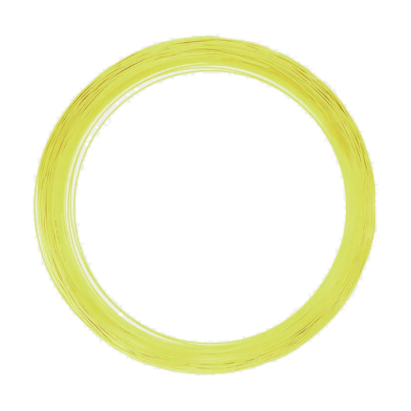 VICTOR VBS-70 POWER Yellow 200m badminton string reel — string detail