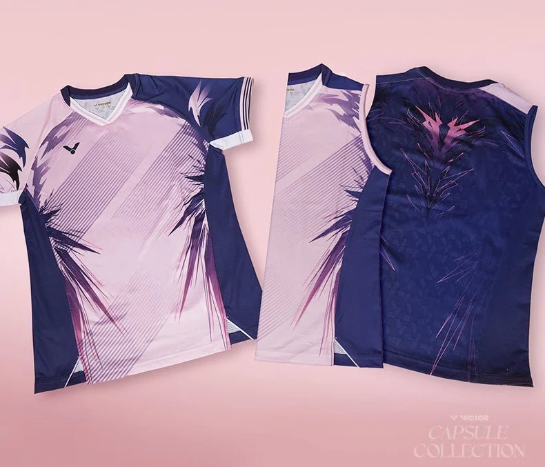 VICTOR 2025 CAPSULE Collection MEN'S Tournament Sleeveless Top T - 50008CPS IB - Pink/Navy - Gem Sports