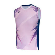 VICTOR 2025 CAPSULE Collection MEN'S Tournament Sleeveless Top T - 50008CPS IB - Pink/Navy - Gem Sports