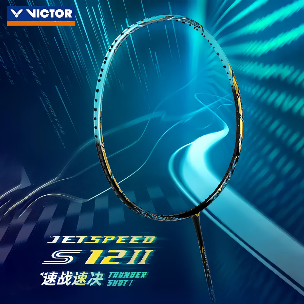 VICTOR 2025 JetSpeed 12 II R Badminton Racquet (UNSTRUNG) - Gem Sports