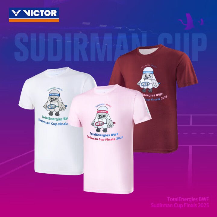 VICTOR 2025 Sudirman Cup Finals UNISEX T-Shirt T - SC2504 I - Pink - Gem Sports